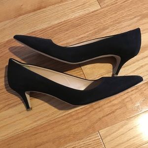 J. Crew Black Suede Pumps Size 9